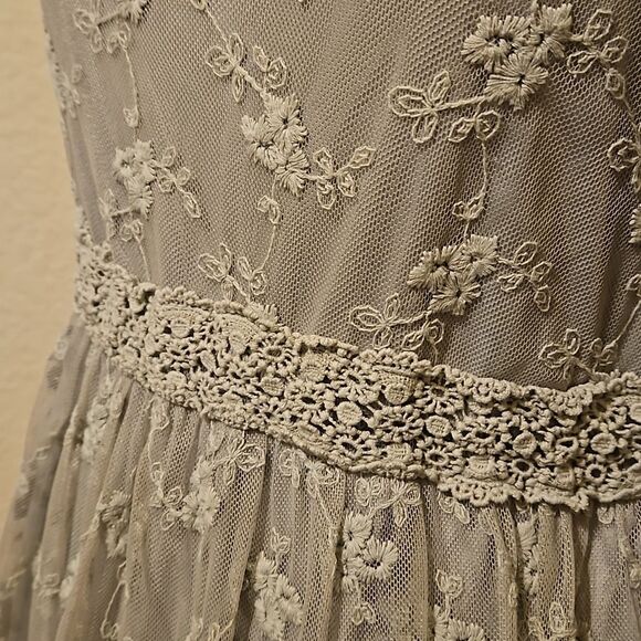 Altar'd State Lace & Crocheted Tank Dress size Medium - Picture 3 of 7